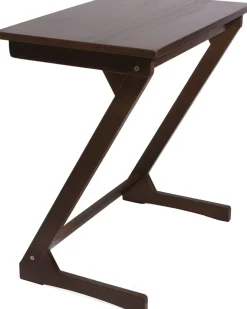 Lipper International Wooden Zig Zag Table - Walnut