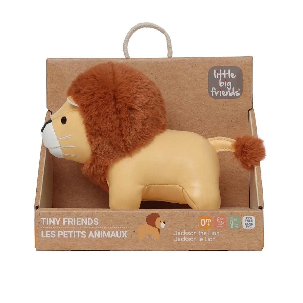 Little Big Friends Tiny Friend w/Fur - Jackson the Lion