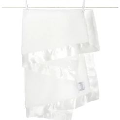 Little Giraffe Chenille Blanket in White
