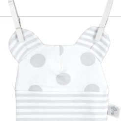 Little Giraffe Lollipop Cap in Silver - 0 to 6 Months