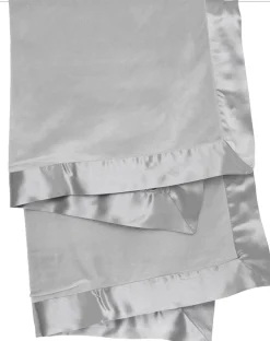 Little Giraffe Velvet Deluxe Baby Blanket - Silver