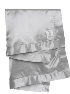 Little Giraffe Velvet Deluxe Baby Blanket - Silver