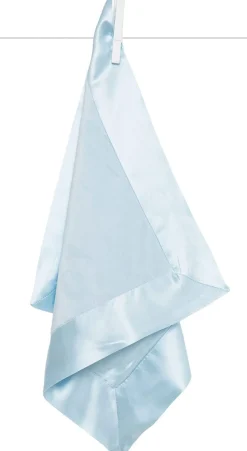 Little Giraffe Velvet Deluxe Blanky - Blue