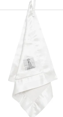 Little Giraffe Velvet Deluxe Blanky - Cream