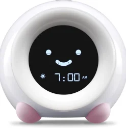 LittleHippo Mella Ready to Rise Sleep Trainer Alarm Clock - Blush Pink