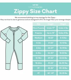 Little Sleepies Bamboo Viscose Zippy - Hanukkah Sweets, 3 - 6 months