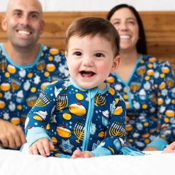 Little Sleepies Bamboo Viscose Zippy - Hanukkah Sweets, 6 - 12 months