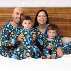 Little Sleepies Bamboo Viscose Zippy - Hanukkah Sweets, 6 - 12 months