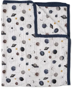 Little Unicorn Cotton Muslin Big Kid Quilt - Planetary
