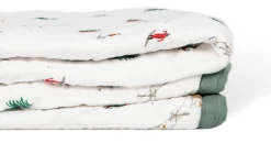 Little Unicorn Cotton Muslin Big Kid Quilt - Powder Party