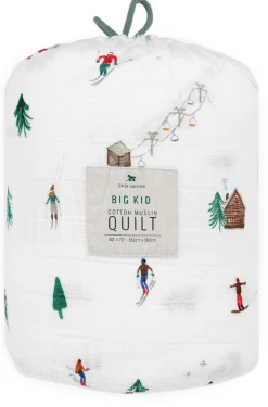 Little Unicorn Cotton Muslin Big Kid Quilt - Powder Party