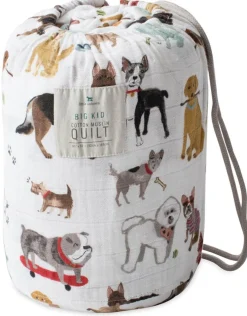 Little Unicorn Cotton Muslin Big Kid Quilt - Woof