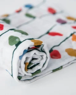Little Unicorn Cotton Muslin Swaddle - Christmas Bulbs
