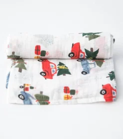 Little Unicorn Cotton Muslin Swaddle - Holiday Haul
