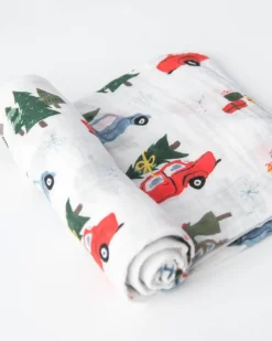 Little Unicorn Cotton Muslin Swaddle - Holiday Haul