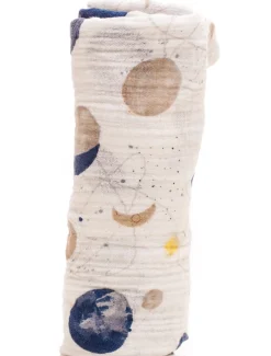 Little Unicorn Cotton Muslin Swaddle - Planetary
