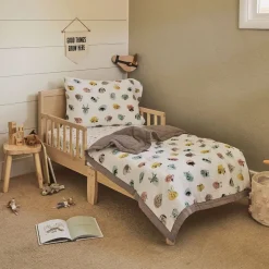Little Unicorn Cotton Muslin Toddler Bedding 3 Piece Set - Watercolor Critters