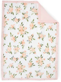 Little Unicorn Cotton Muslin Toddler Bedding 3 Piece Set - Watercolor Roses Grande