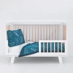 Little Unicorn Cotton Muslin Toddler Comforter - Blast Off