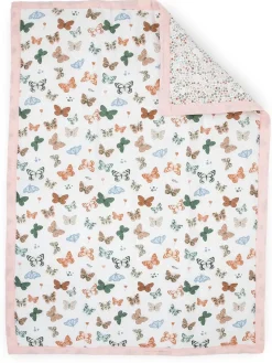 Little Unicorn Cotton Muslin Toddler Comforter - Butterflies