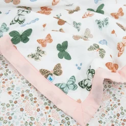 Little Unicorn Cotton Muslin Toddler Comforter - Butterflies