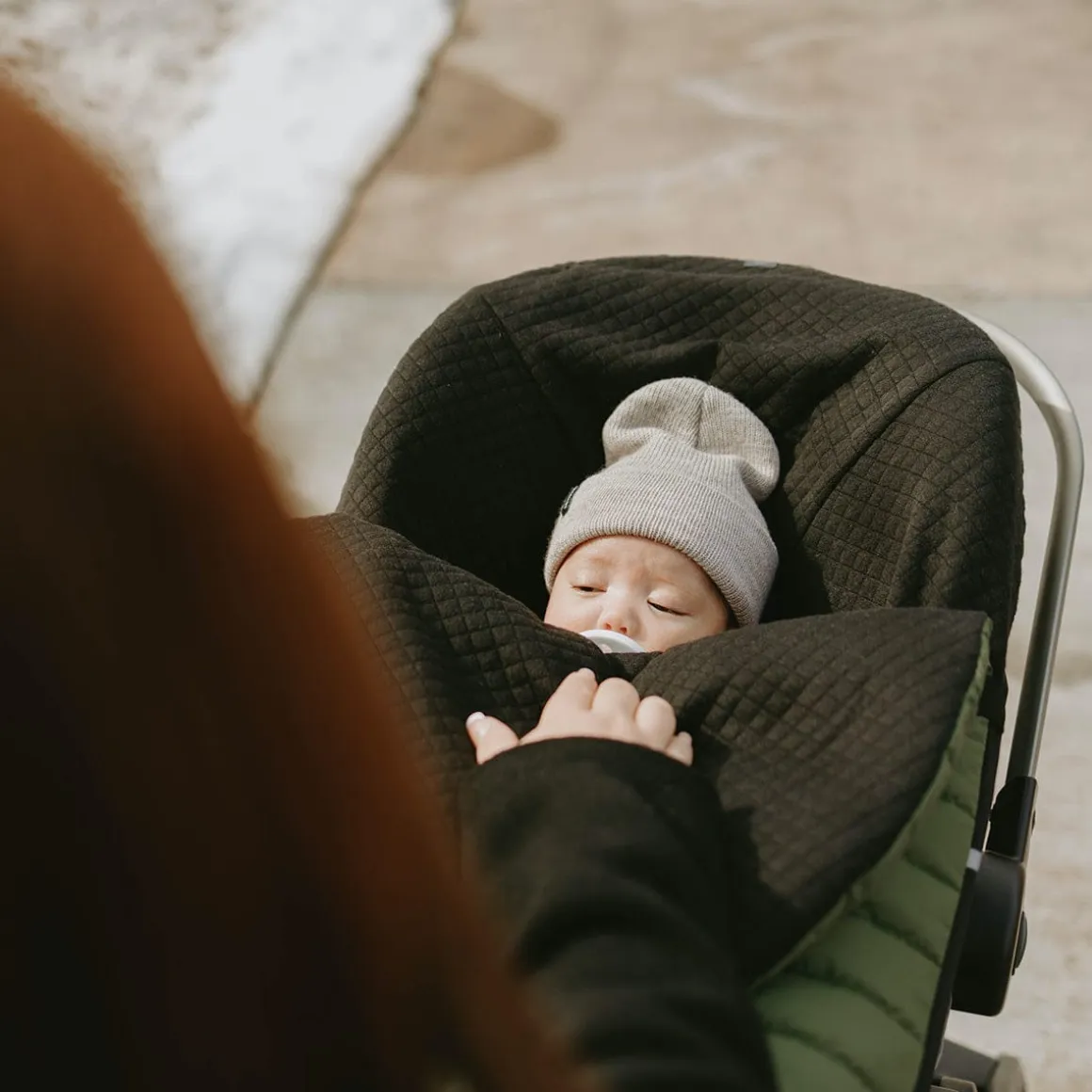 Little Unicorn Infant Car Seat Footmuff - Dark Green