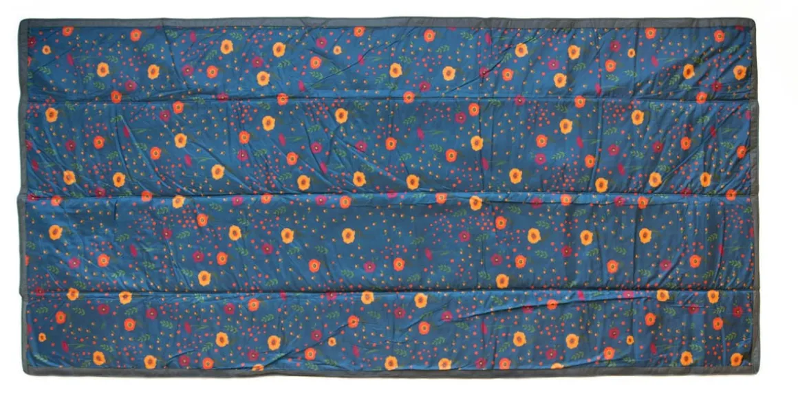 Little Unicorn Outdoor Blanket 5 x 10 - Midnight Poppy