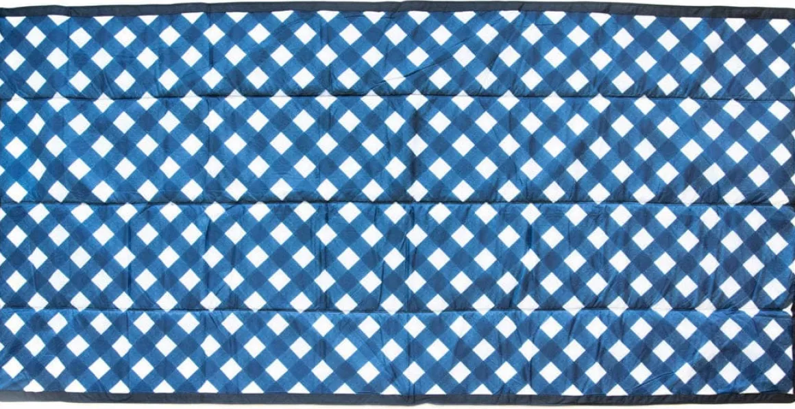 Little Unicorn Outdoor Blanket 5 x 10 - Navy Plaid