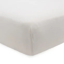 Little Unicorn Stretch Knit Crib Sheet - Pebble