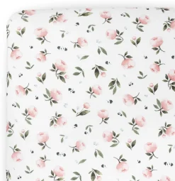 Little Unicorn Stretch Knit Crib Sheet - Watercolor Rose