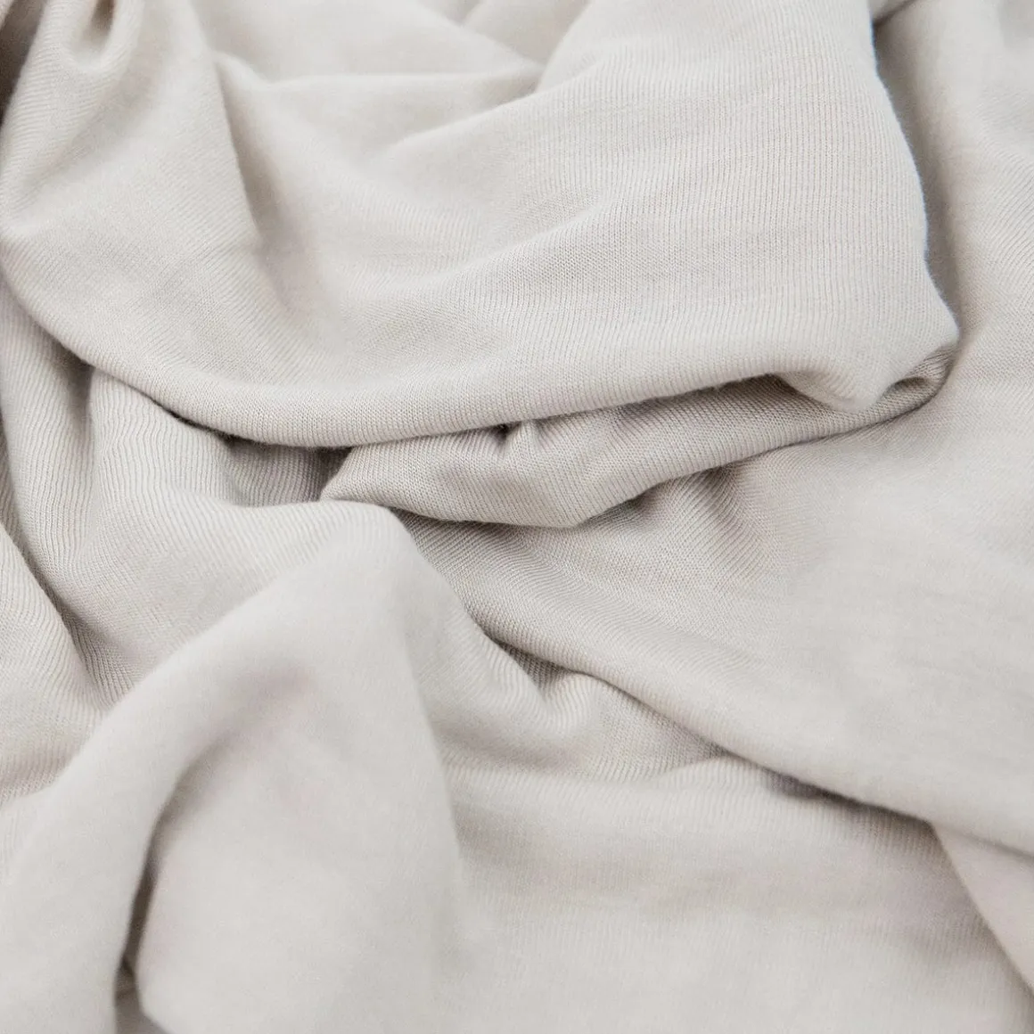 Little Unicorn Stretch Knit Swaddle Blanket - Pebble