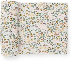 Little Unicorn Stretch Knit Swaddle Blanket - Pressed Petals