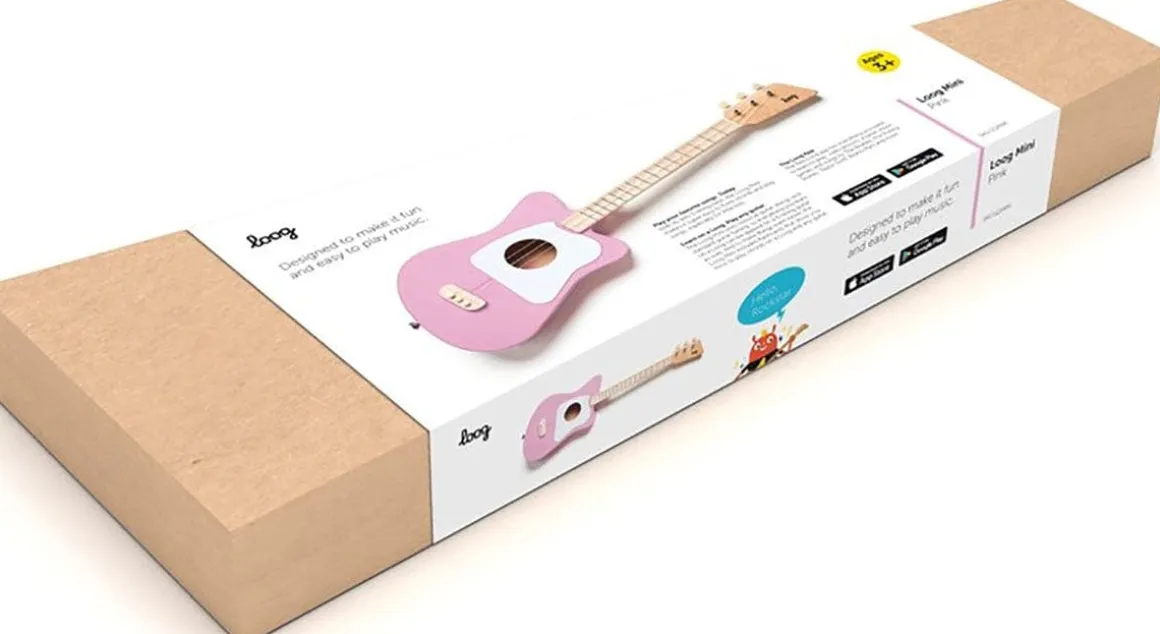 Loog Mini Guitar (Ages 3+) - Pink