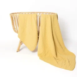 Lou Lou & Company Cloud Muslin Quilt - Honey, Large