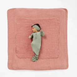 Lou Lou & Company Cloud Muslin Quilt - Rose, Large