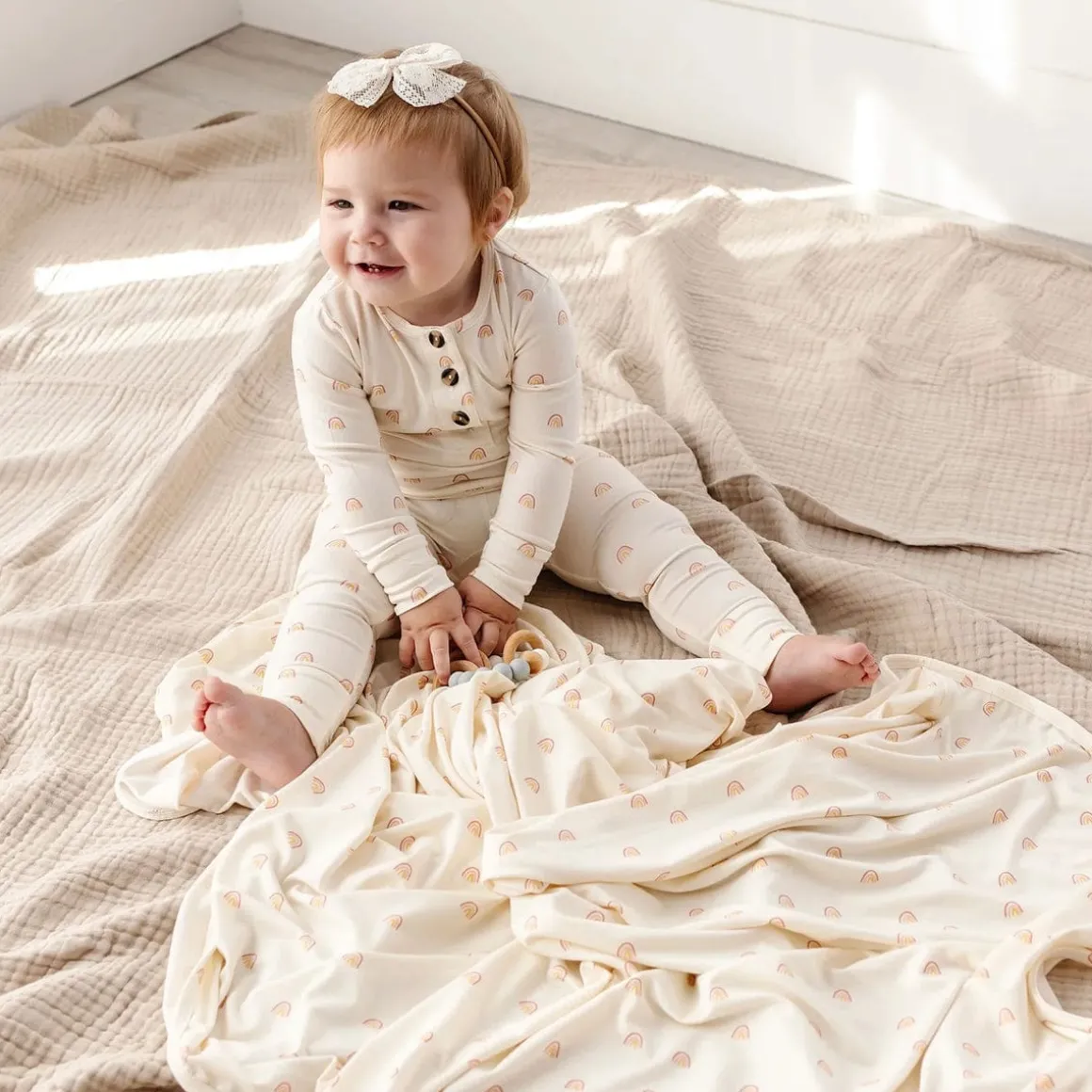 Lou Lou & Company Swaddle Blanket - Roxy