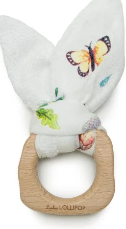 Loulou Lollipop Bunny Ear Teether - Woodland Gnome