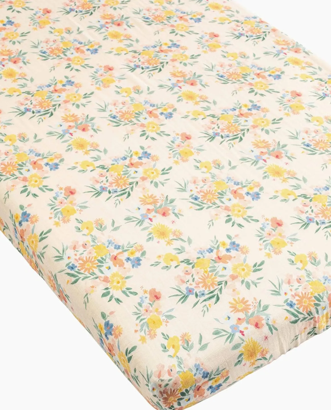 Loulou Lollipop Fitted Crib Sheet - Floral Bouquet
