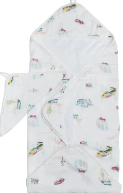 Loulou Lollipop Hooded Towel Set - All Aboard