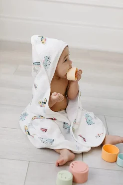 Loulou Lollipop Hooded Towel Set - All Aboard
