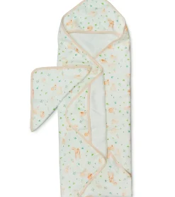 Loulou Lollipop Hooded Towel Set - Bunny Meadow