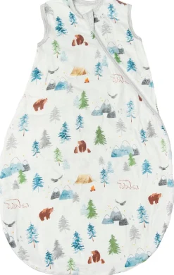 Loulou Lollipop Lightweight Muslin Sleep Bag, 6-18 m - Adventure Begins