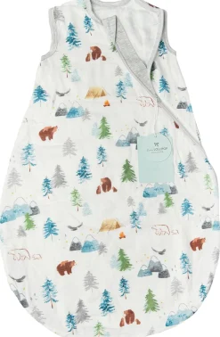 Loulou Lollipop Lightweight Muslin Sleep Bag, 6-18 m - Adventure Begins