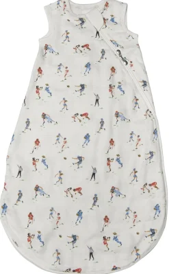 Loulou Lollipop Lightweight Muslin Sleep Bag, 6-18 m - Football