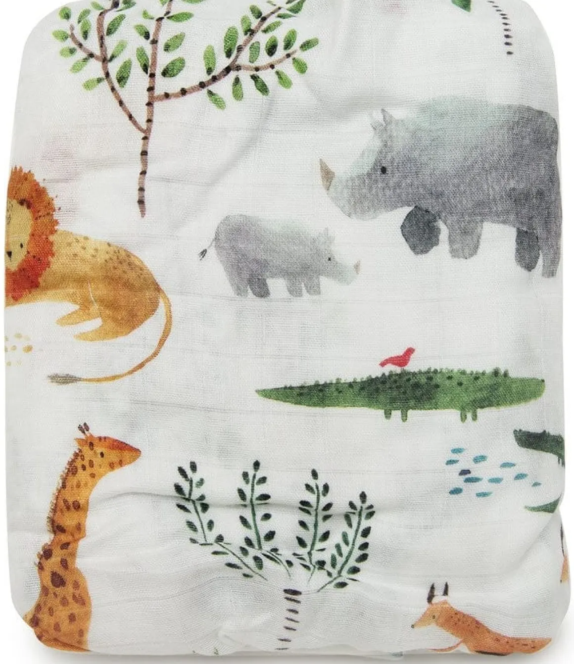Loulou Lollipop Luxe Fitted Crib Sheet - Safari Jungle