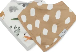 Loulou Lollipop Luxe Muslin Bandana Bib Set - Safari Jungle