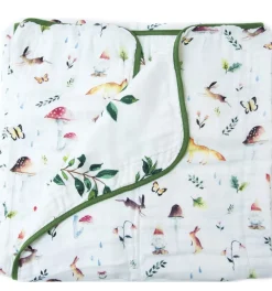 Loulou Lollipop Luxe Muslin Quilt - Woodland Gnome