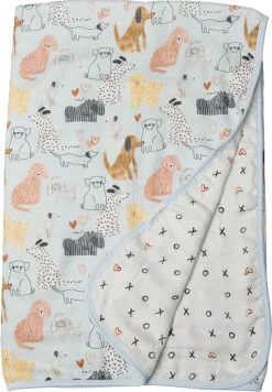 Loulou Lollipop Muslin Quilt Blanket - Honey Puppies
