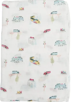 Loulou Lollipop Muslin Swaddle - All Aboard