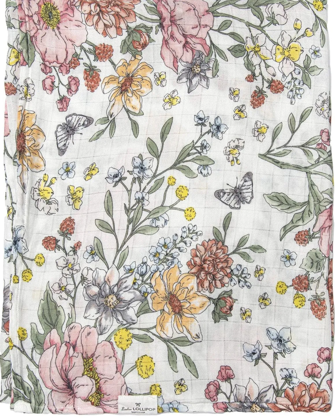 Loulou Lollipop Muslin Swaddle - Secret Garden